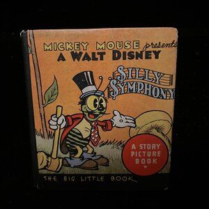Big Little Book  Silly Symphony Mickey Mouse Walt Disney HC Illustrated 1934